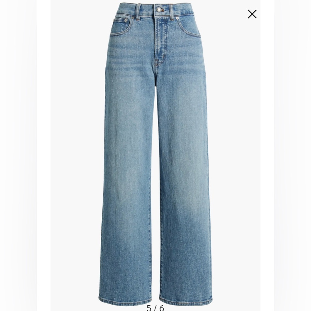 Madewell the perfect vintage wide leg jean 27